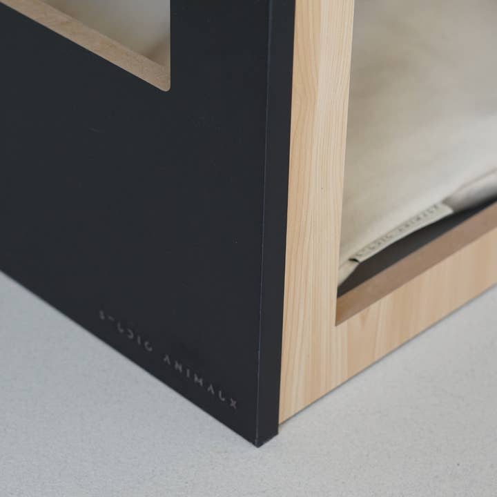 STUDIO ANIMAUX – cama - Gato e cão por atacado – Casa do gato | madeira | preto | 75 x 50 x 53 cm14