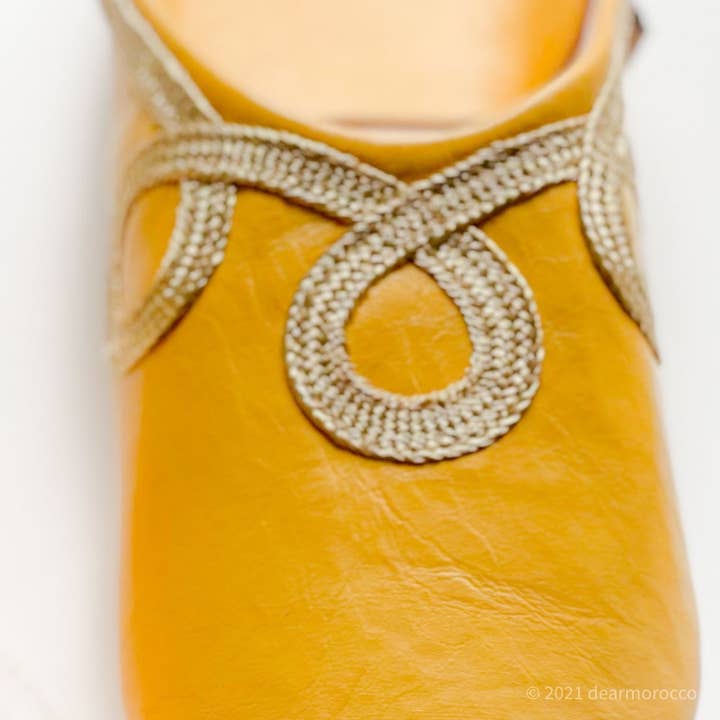 dear Morocco – Großhandel Hausschuhe – Damen – Marokkanischer Leder-Pantoffel Babouche//Romi Sunset