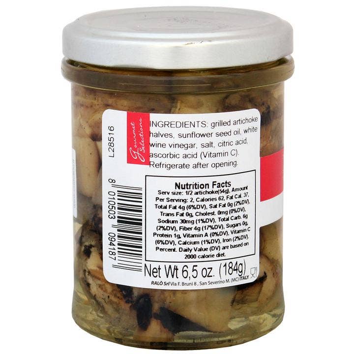 M5 Corporation - Wholesale Pickled Vegetables - Grilled Artichoke Halves - 6.5oz (184gm)1