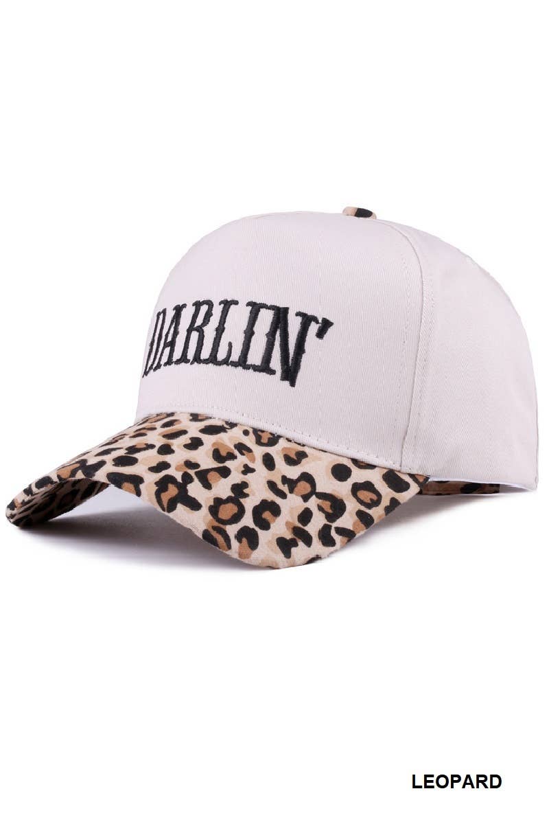 Vanilla Monkey - Wholesale Baseball Cap - Women's - Darlin' Embroidered Two-tone Canvas Cotton Cap3