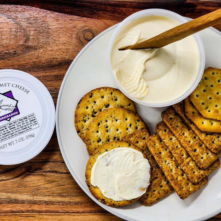 Chuck's Gourmet Cheese - Wholesale Cheese - Chuck's Gourmet Cheese Spread-Horseradish1