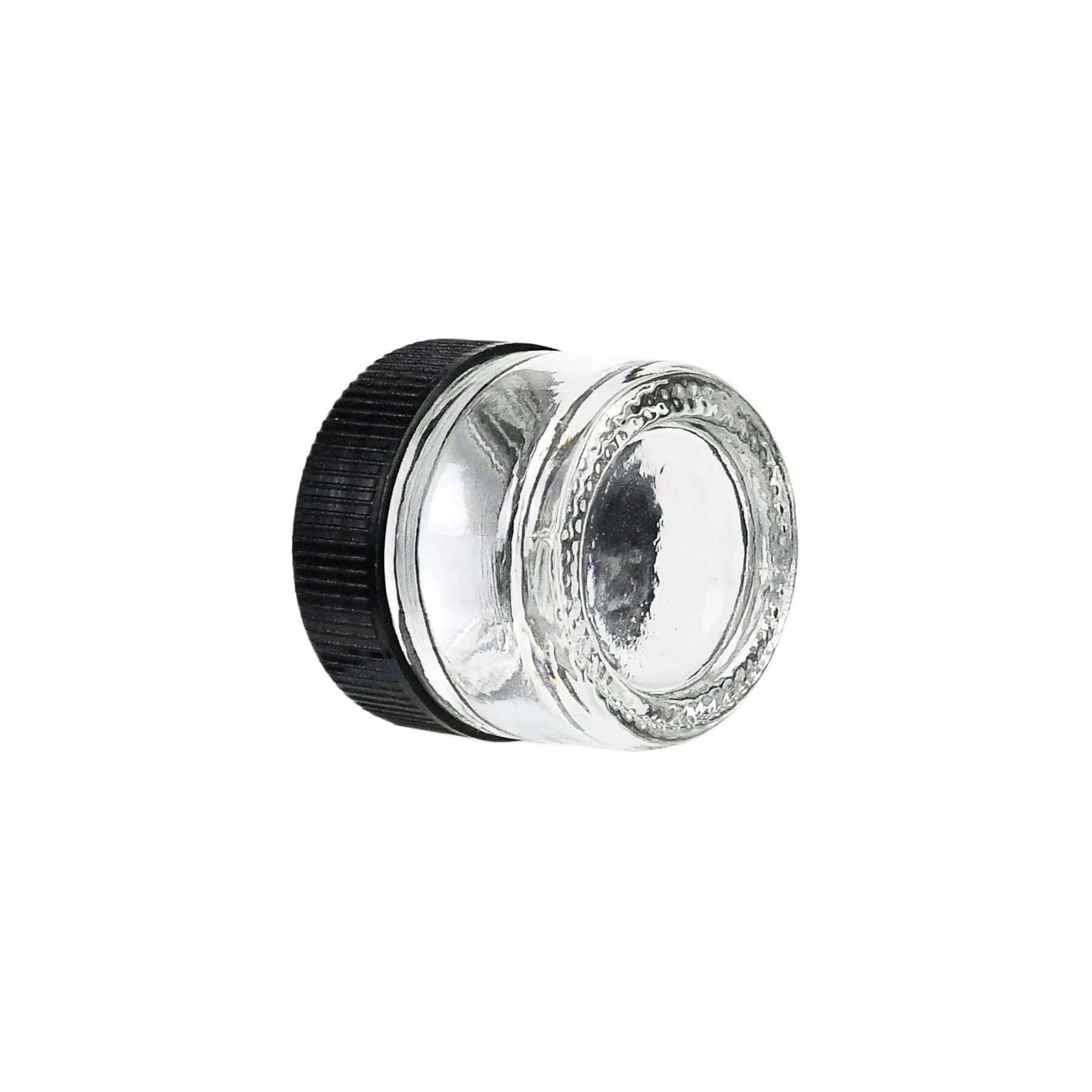 Human Objects® - Vente Pots - Récipient à concentré en verre à bouchon à vis de 5 ml, bouchon noir, 1 gramme4