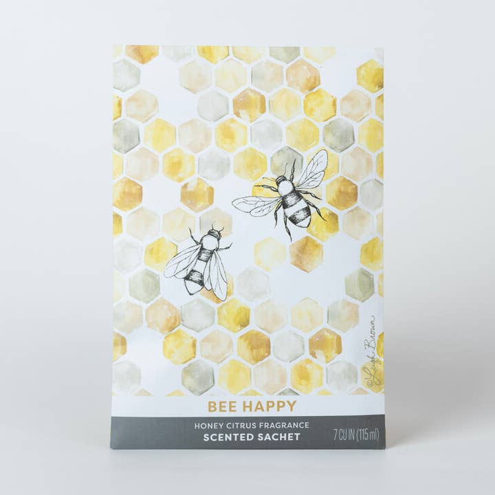 Fresh Scents | Bee Happy Sachets | Spring Air Freshener for wholesale by The Willowbrook Company