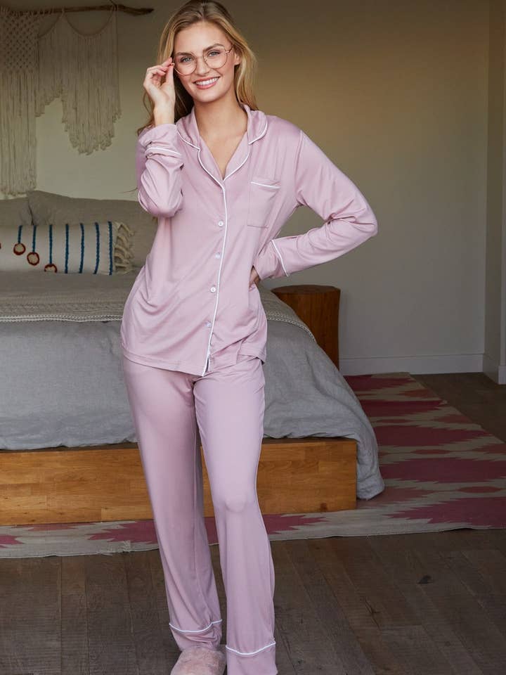 Lily Clothing - Wholesale Sleepwear Set - Women's - WOMEN COMFORTABLE LOOSE PAJAMAS_CWSPJ03614