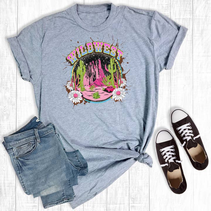 Vintage Wild West Light Grey for wholesale by Rebel Rose