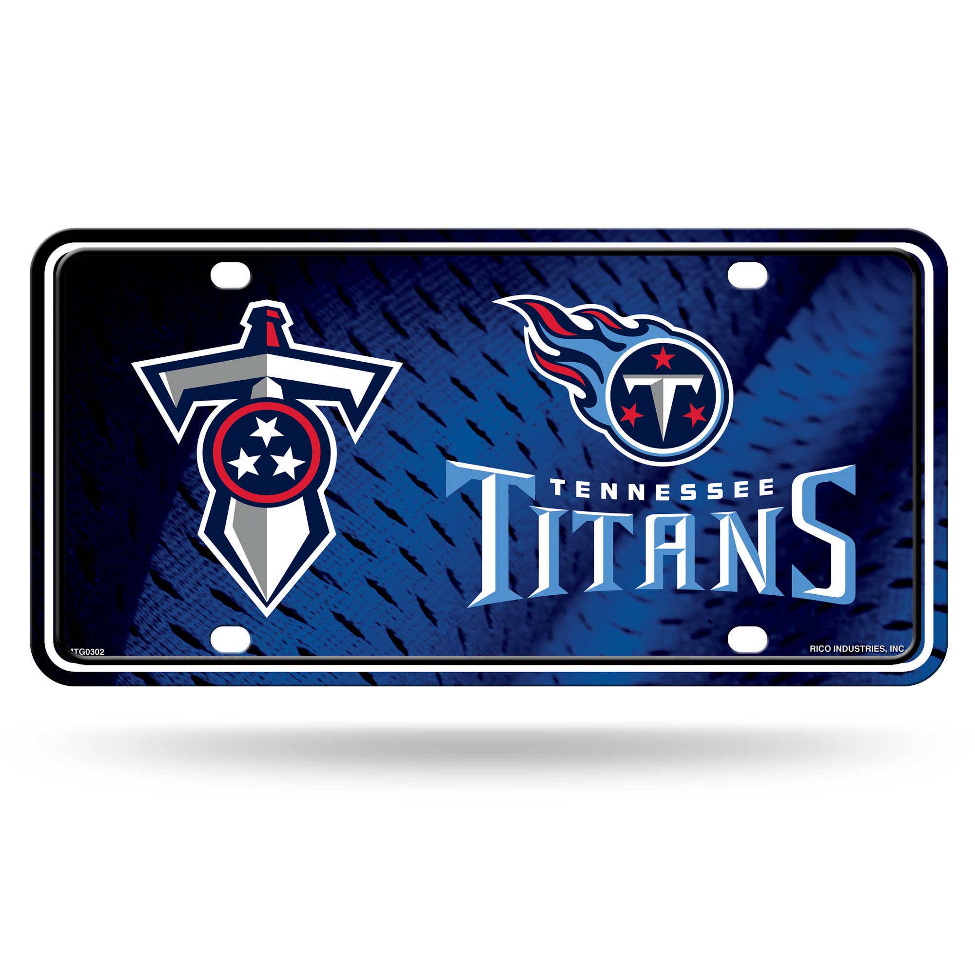 Rico Industries - Wholesale Car Decorative Charm - Unisex - NFL Football Tennessee Titans Titan Sword Metal Tag0