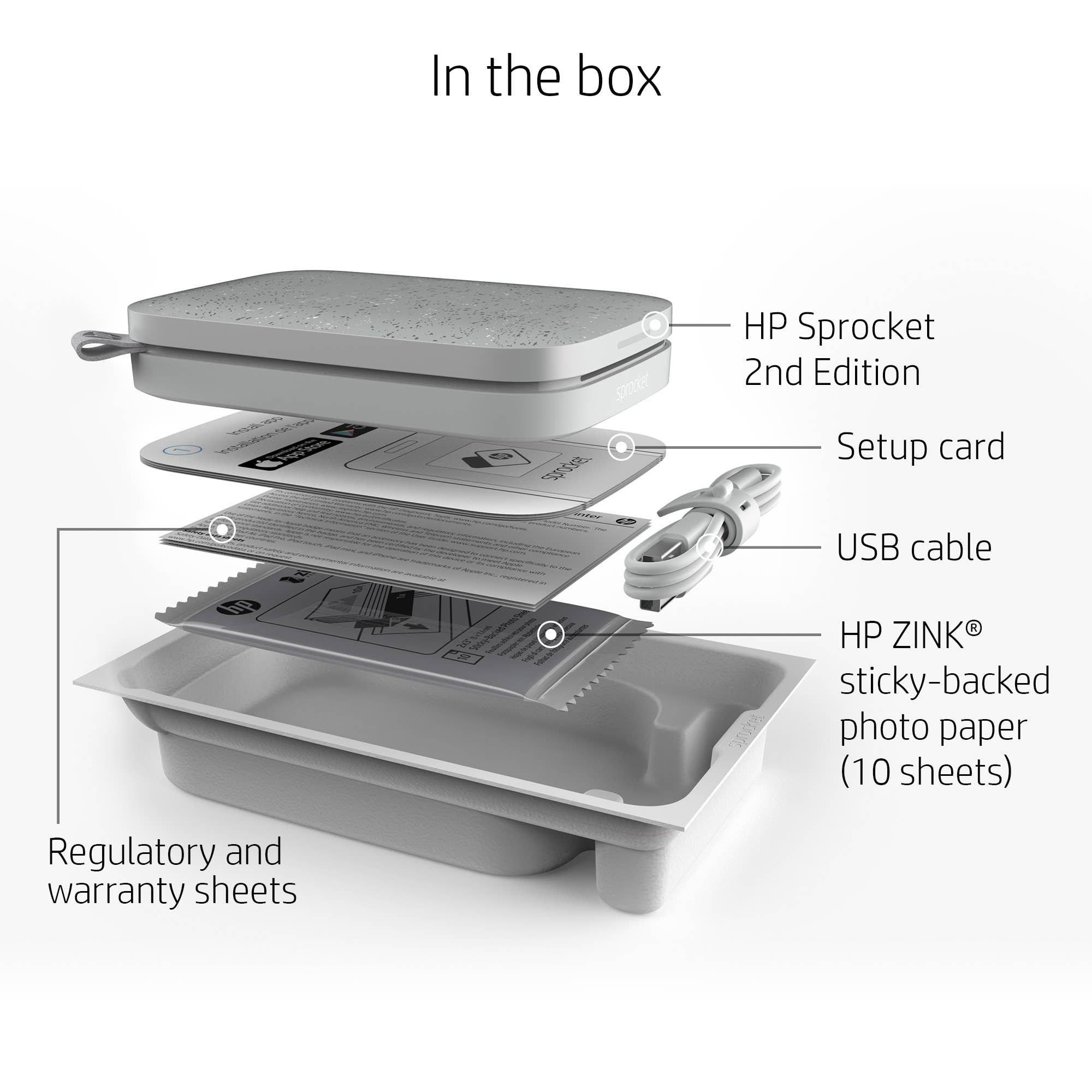 HP - Wholesale Portable Charger - Sprocket Portable 2" x 3" Instant Photo Printer26