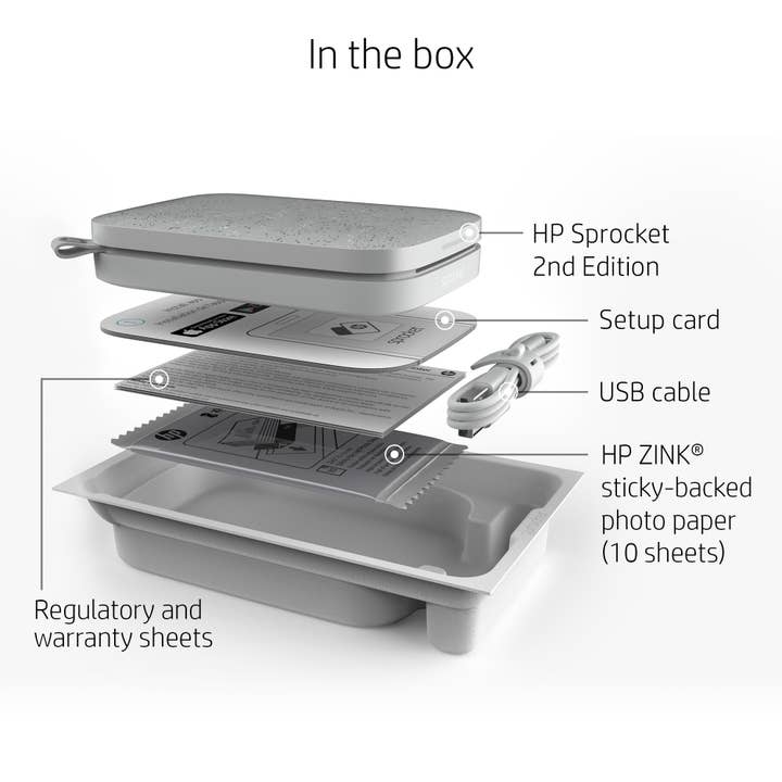 HP - Wholesale Portable Charger - Sprocket Portable 2" x 3" Instant Photo Printer26