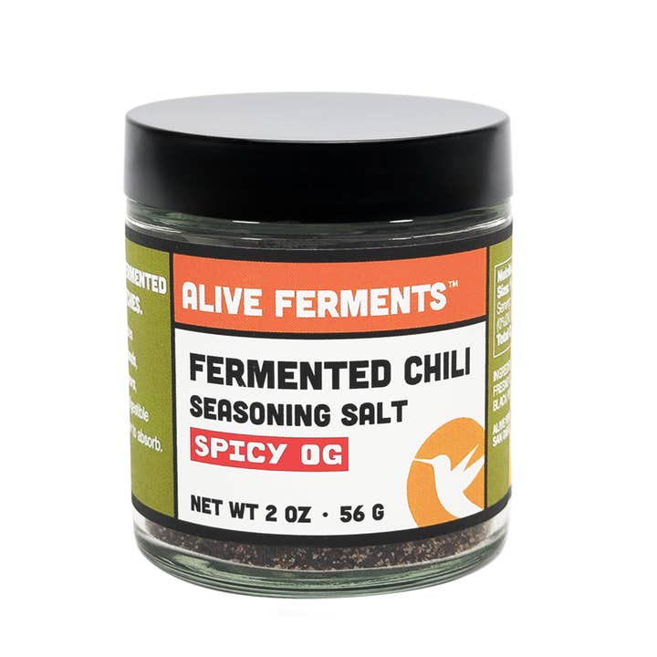 Alive Ferments - Wholesale Salt & Pepper Mix - Fermented Seasoning Salt - Spicy OG - FREE Shipping!
