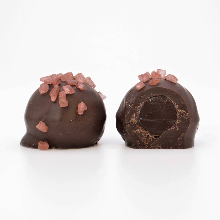 Caramel Sea Salt Truffles, 48 count for wholesale by Hauser Chocolates