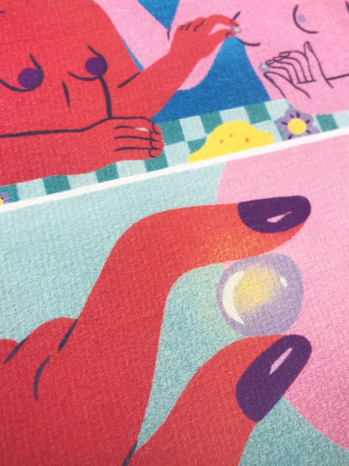 Sapphic & Grapes for wholesale by Esther Lalanne