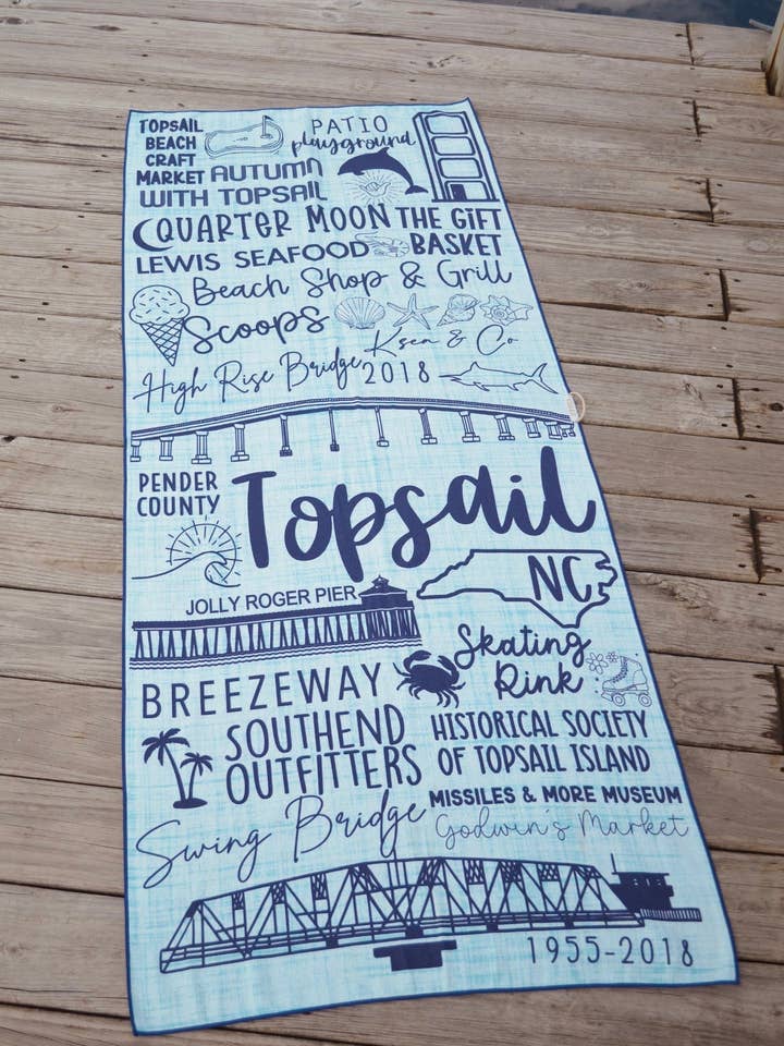 Topsail Recycled Towel - Eco-Friendly for wholesale by Ksea & Co