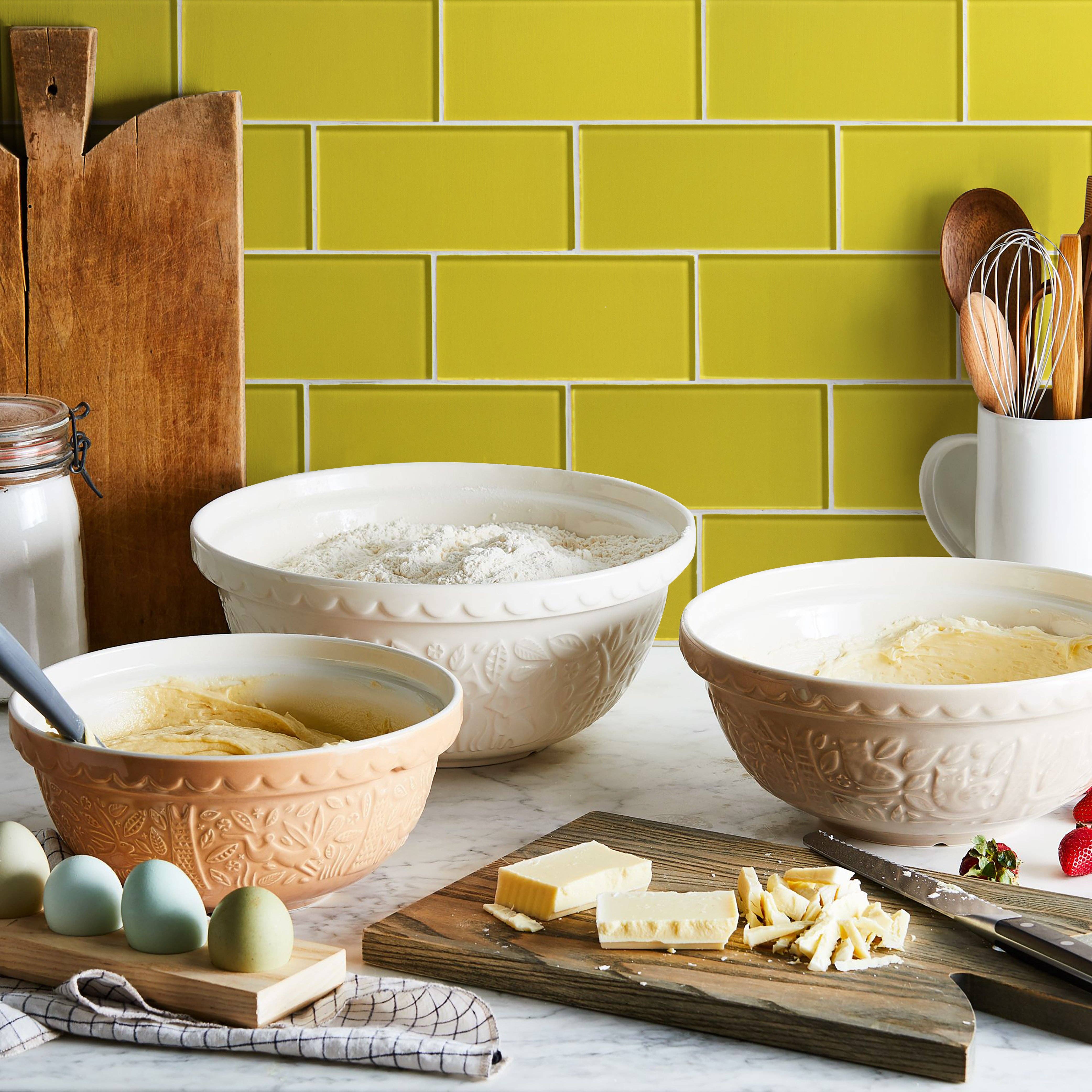 WS Tiles - Vente Carrelages muraux - Carreau de mosaïque en verre de 3" x 6", dosseret pour cuisine et salle de bain - 5 pieds carrés par carton80