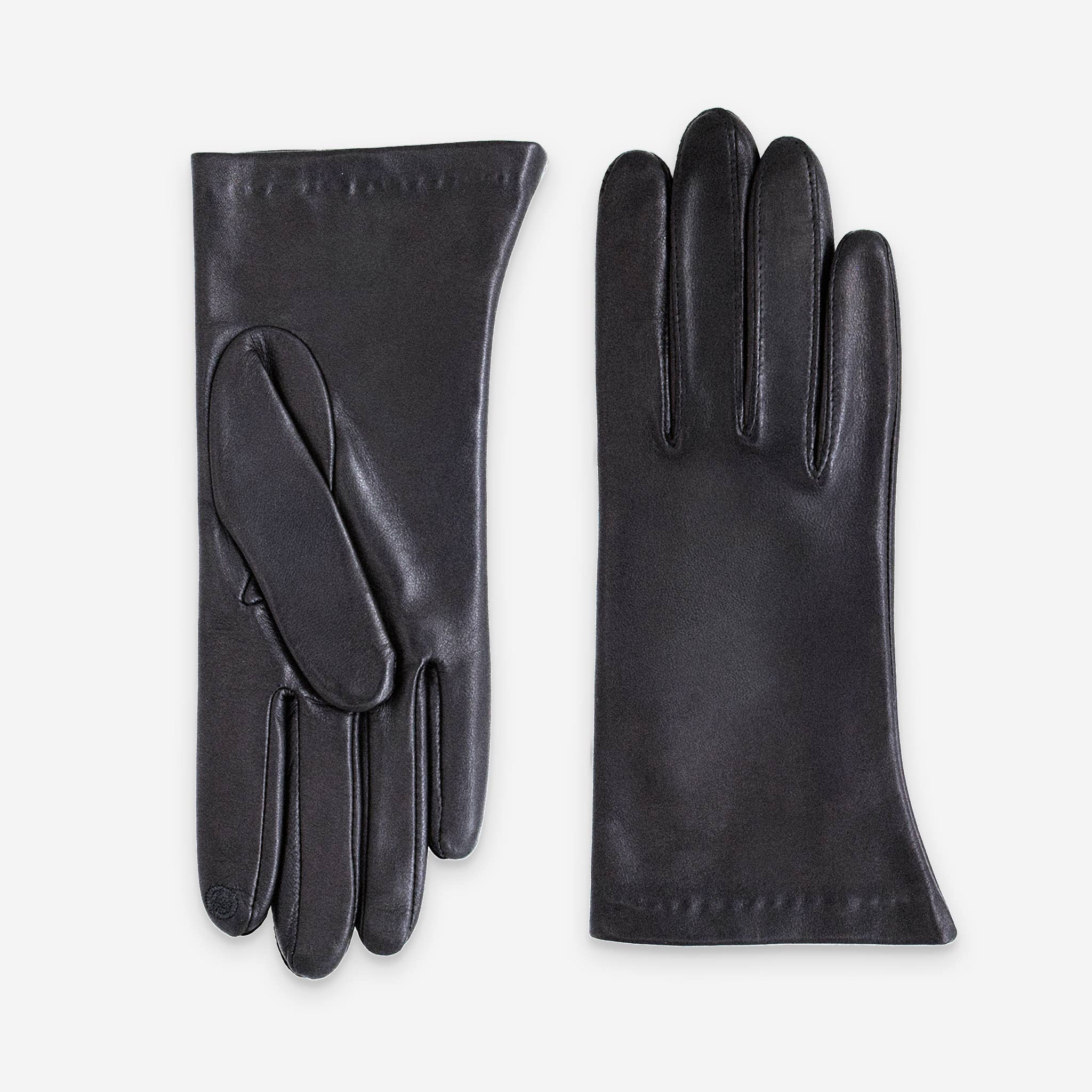 Glove Story - Wholesale Gloves - Women's - lambskin-leather-gloves-silk-lining-touchscreen-21001ST0