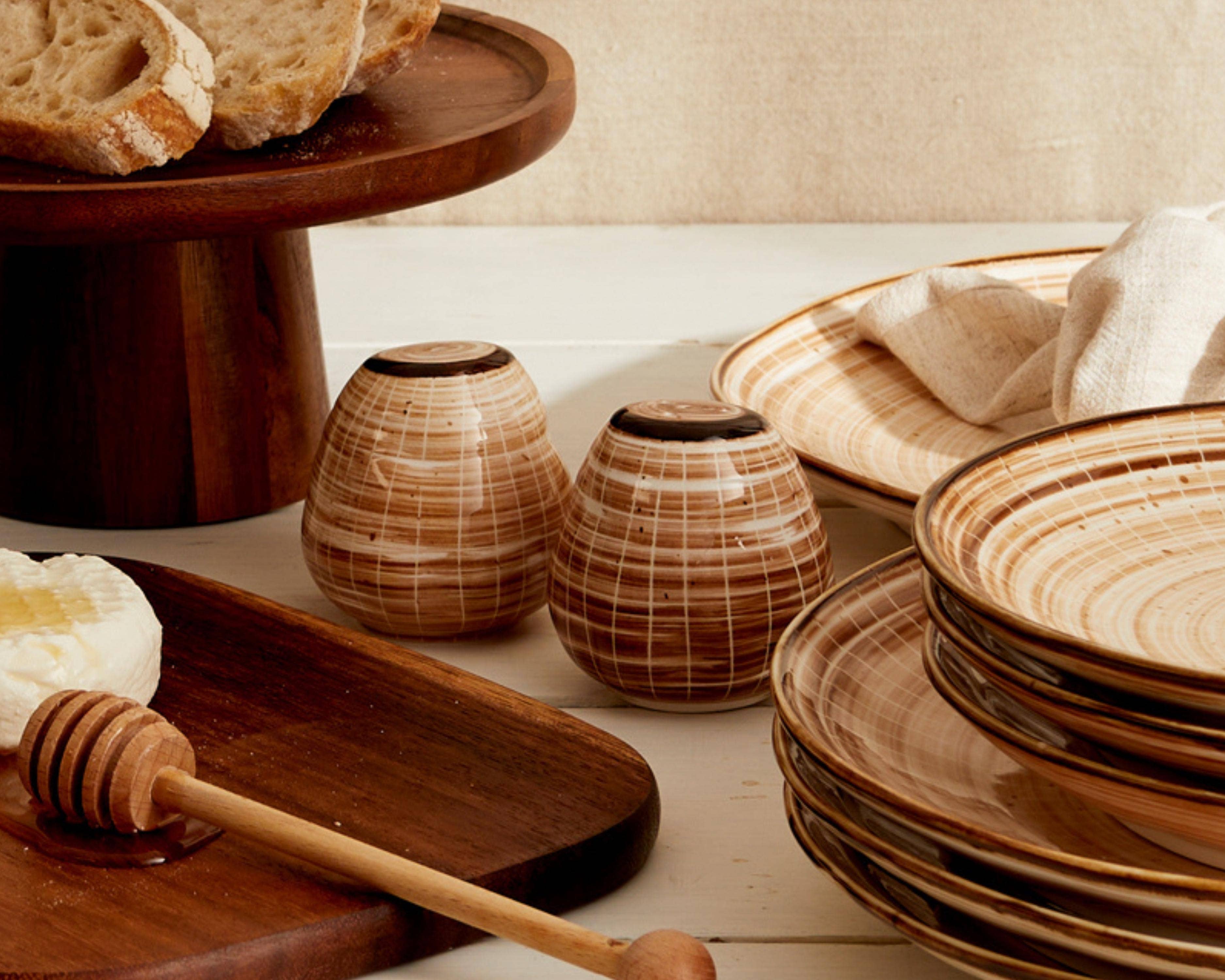 What a Host Home - Vendita all'ingrosso Set sale e pepe - Set Sale e Pepe in Porcellana Marsali0