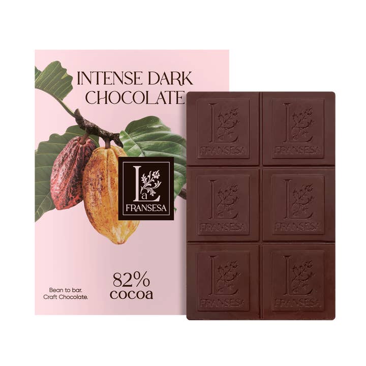 Intens Mørk Chokolade - Håndværkschokolade. 82% kakao for engroshandel hos La Bouquetiere French Collections