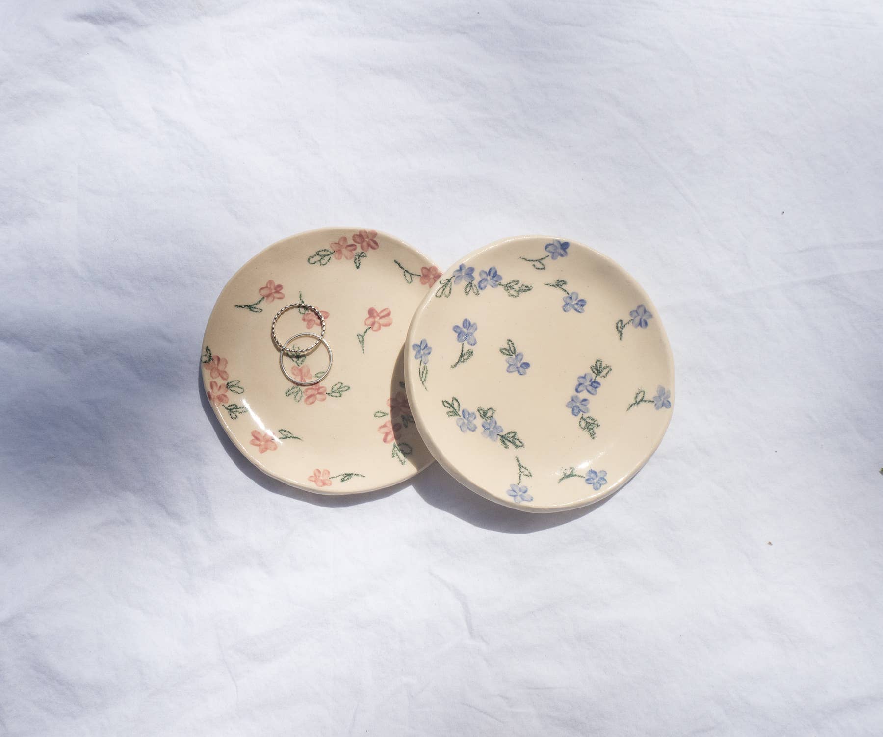 Erika Christine Ceramics - Wholesale Jewelry Dish - Wild Flowers Ring Dish2