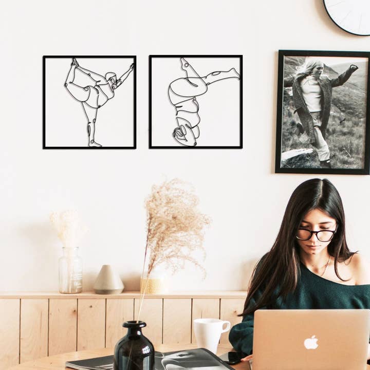 Curvy Woman Body Art Set -WA008 for wholesale by Blackivycraft