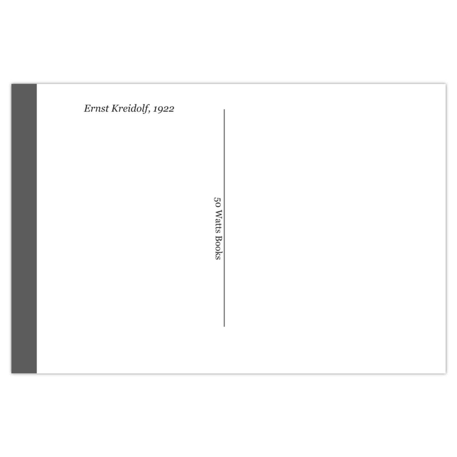 50 Watts - Wholesale Postcard - Postcard - vintage flower illustration - anthropomorphic3