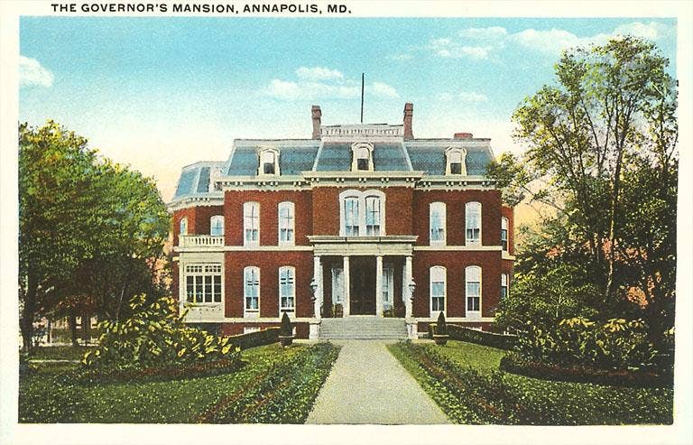 Found Image Press - Wholesale Magnet - Magnet MD-08 Governor's Mansion, Annapolis0