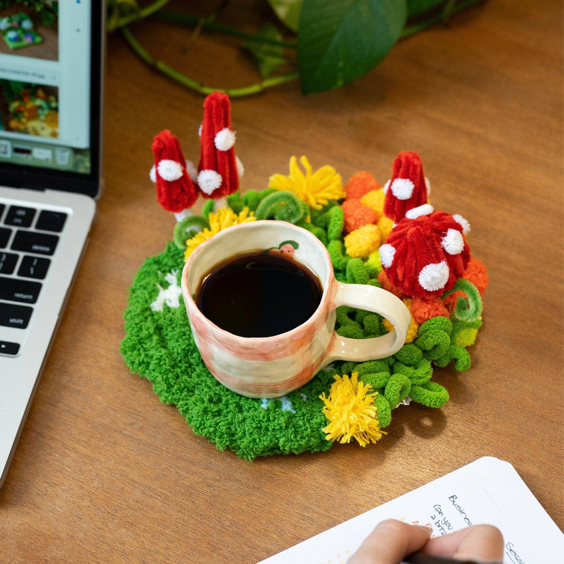 Craft Club – Kit de artesanato DIY por atacado – PRADO DE COGUMELOS - Kit de Bases para Copos de Musgo9