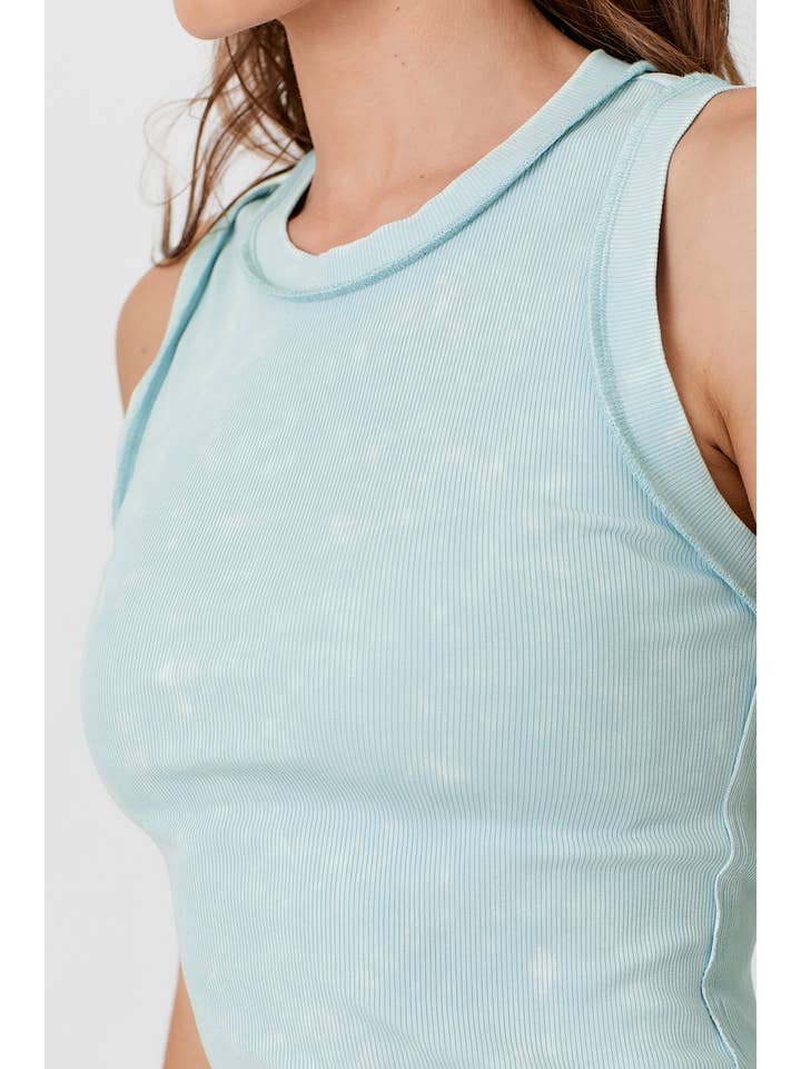 Mystree - Wholesale Tank Top - Women's - 60556 Exposed Seaming Ribbed Tank40