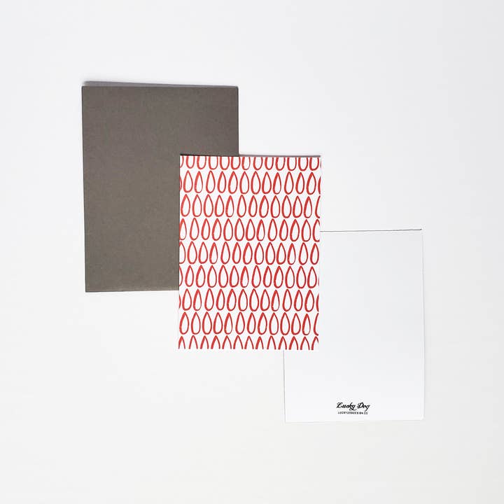 Lucky Dog Design Co. - Wholesale Stationery/Notecard Set - On Repeat Mini Card Set (Set of 10)5