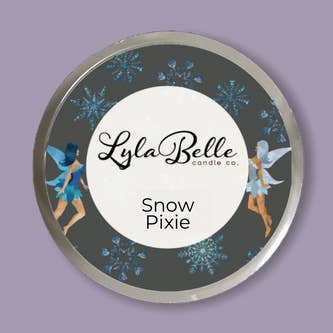 Snow Pixie Wax Melt Pot for wholesale by Lyla Belle Candle Co.