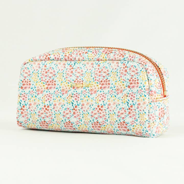 Kleine Kosmetiktasche mit Baumwollblumen für den Großhandel von DesignPlace