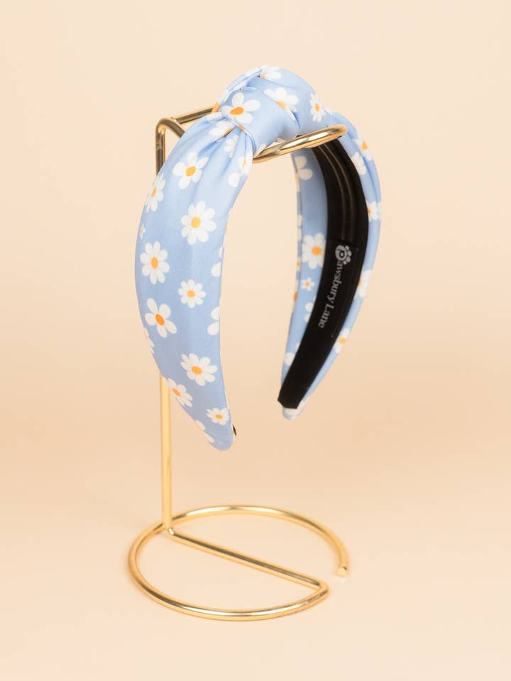 Knot Headband - Daisy Day  for wholesale by Pawsbury Lane