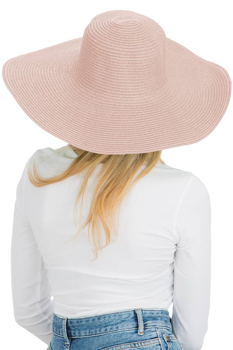 Cap Zone - Venta al por mayor Sombrero de paja - Mujer - Sombrero de sol de paja con tejido apretado, color sólido y ala ancha flexible59