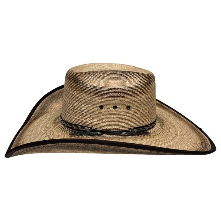 TAN Mexican Palm Cowboy Hat - Laredo for wholesale on Faire