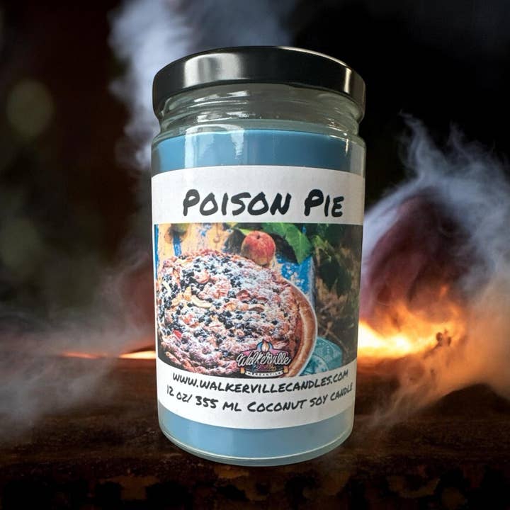 Vela Ecológica de Coco y Soja de 12 oz Poison Pie para venta al por mayor de Walkerville Candles