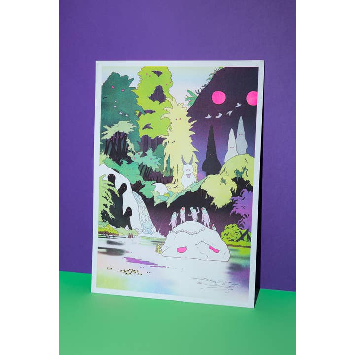 KIBLIND Atelier - Wholesale Poster - A3 poster — Jérémie Moreau — If the Spirits...