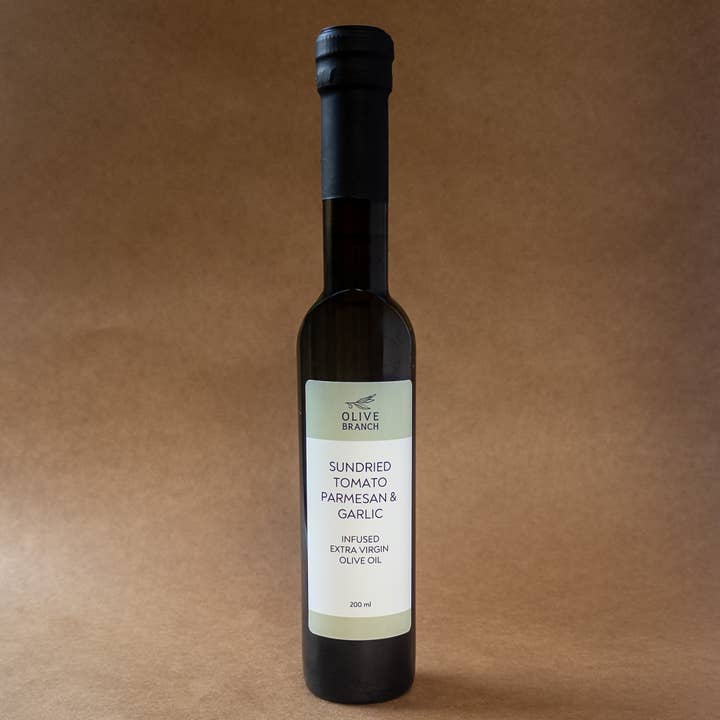 Olive Branch Oil & Spice - Wholesale Olive Oil - Sundried Tomato, Parmesan & Garlic Infused Extra Virgin Olive Oil1