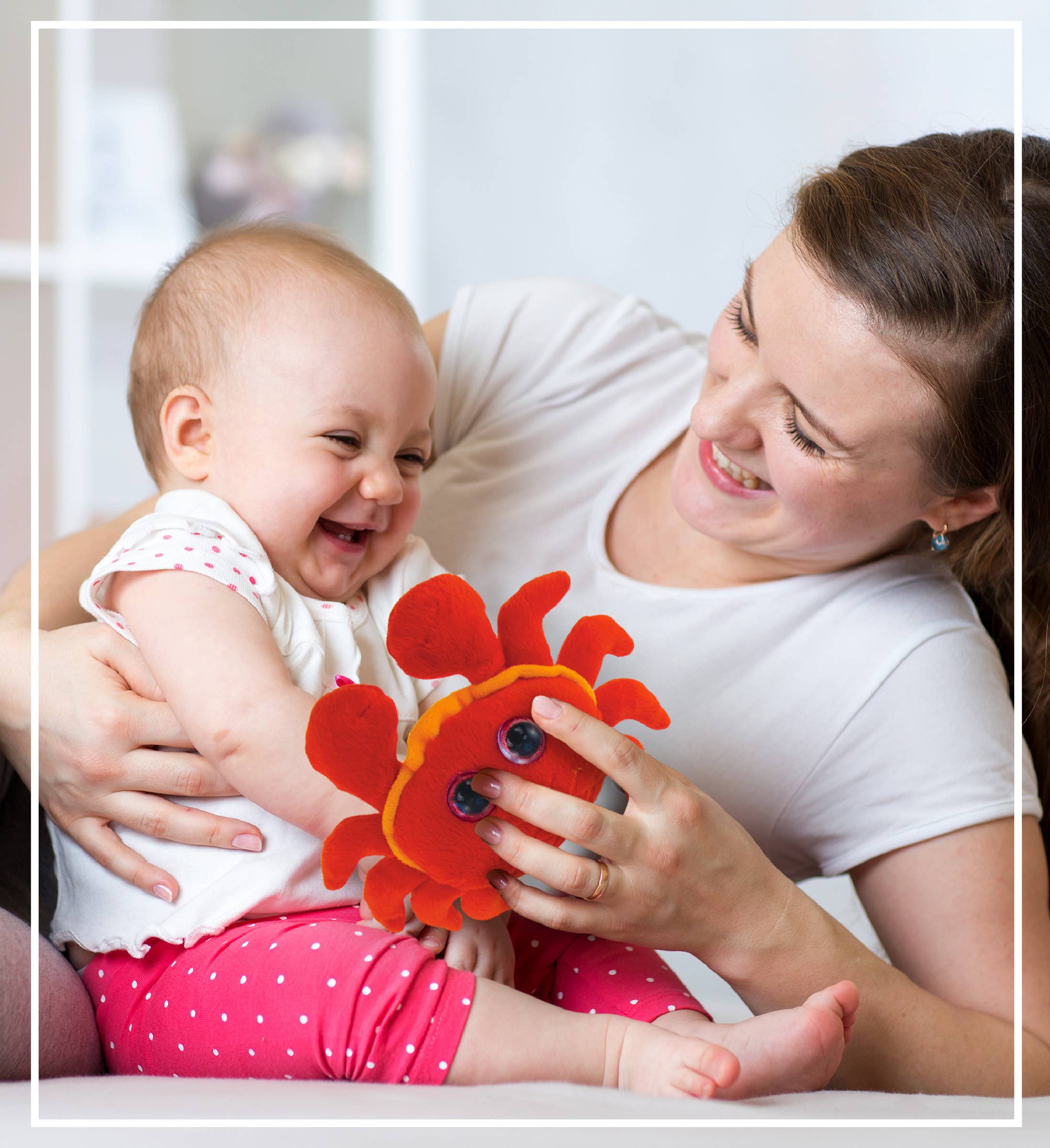 Cota Global - Wholesale Stuffed/Plush Toy - Kids & Baby - Big Eye 6" Plush - Red Crab6