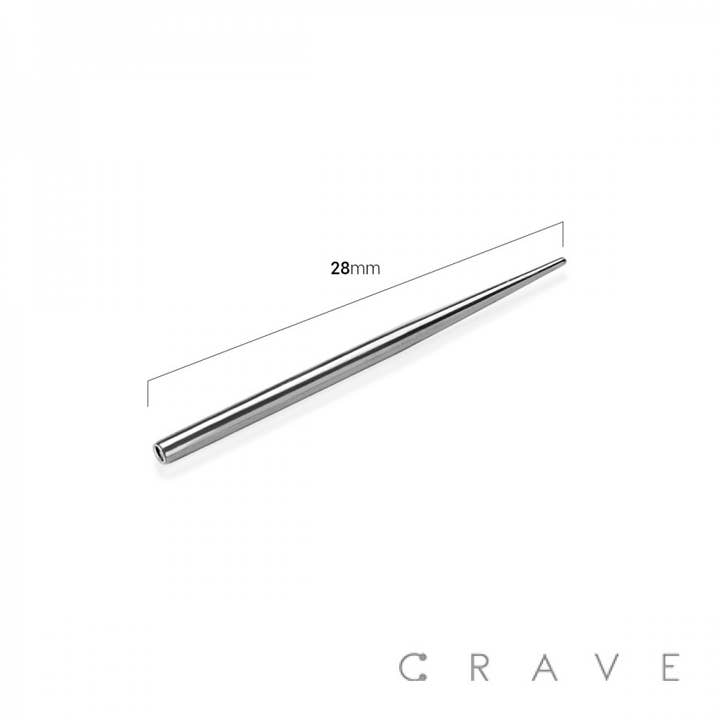 CRAVE BODY JEWELRY - Vendita all'ingrosso Catena per viso/corpo - Cono di dilatazione per piercing in acciaio chirurgico 316L per filettatura esterna J