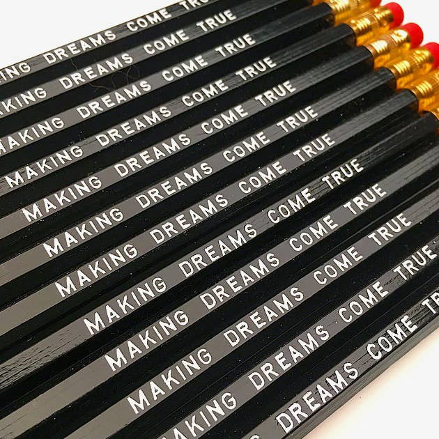 Making Dreams Come True Pencils #smartypants Pencils Stocking Stuffers for wholesale by DoodleGirl Designs