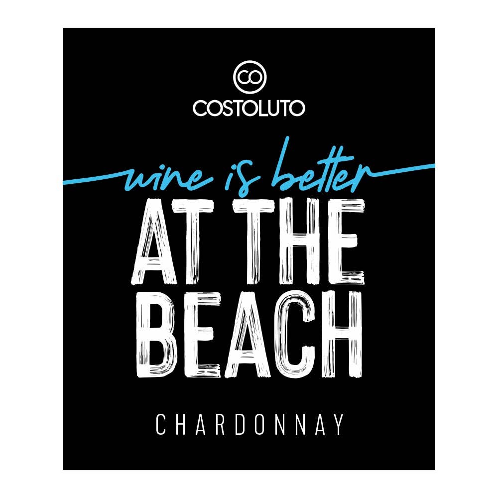 COSTOLUTO - Wholesale White Wine - wine is better AT THE BEACH / Chardonnay 750ml / PU 61
