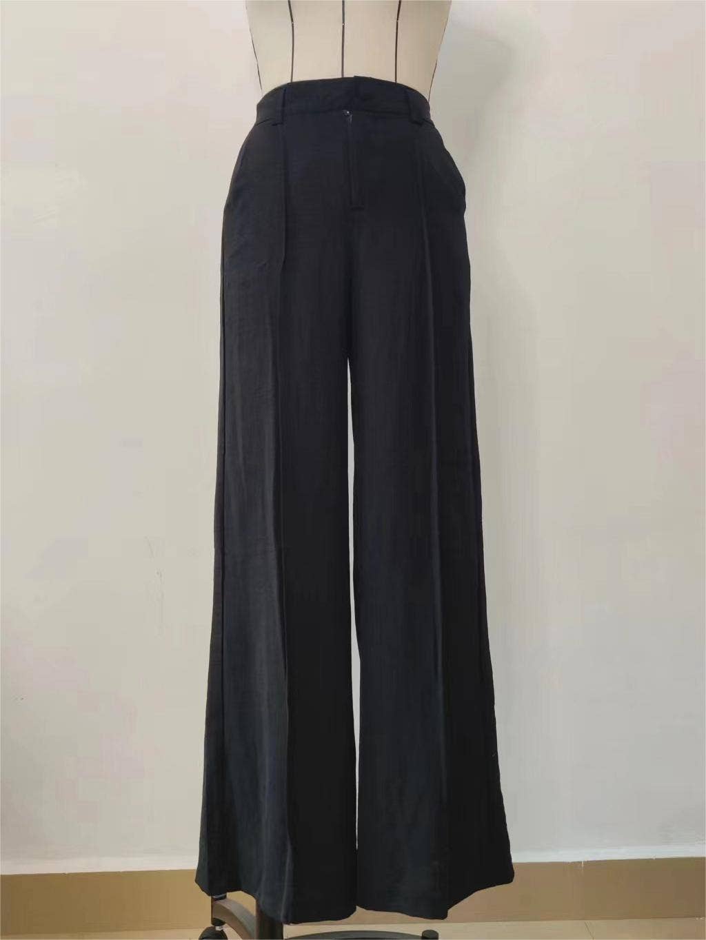 Rosa Clothing - Wholesale Pants - Women's - Office trousers wide-leg extra long suit pants3