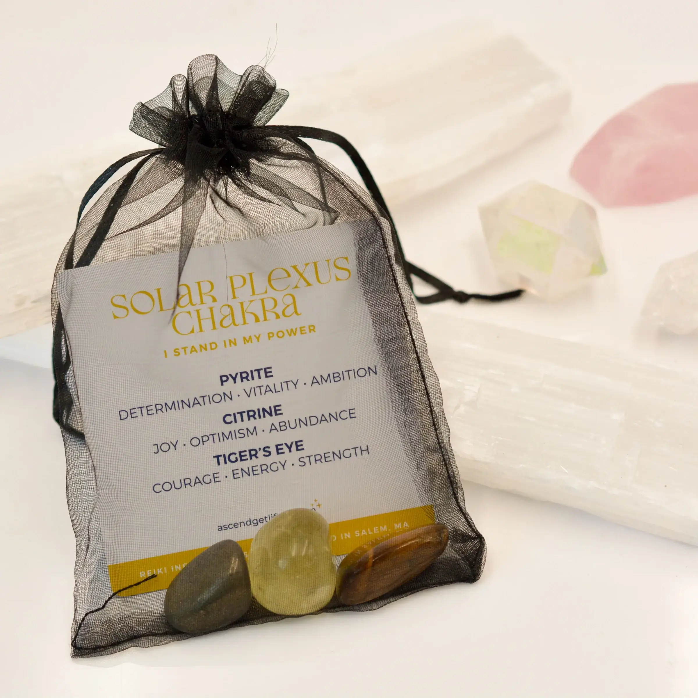 ASCEND – wholesale Andlig sten/kristall – Paket med Chakra-kristaller14