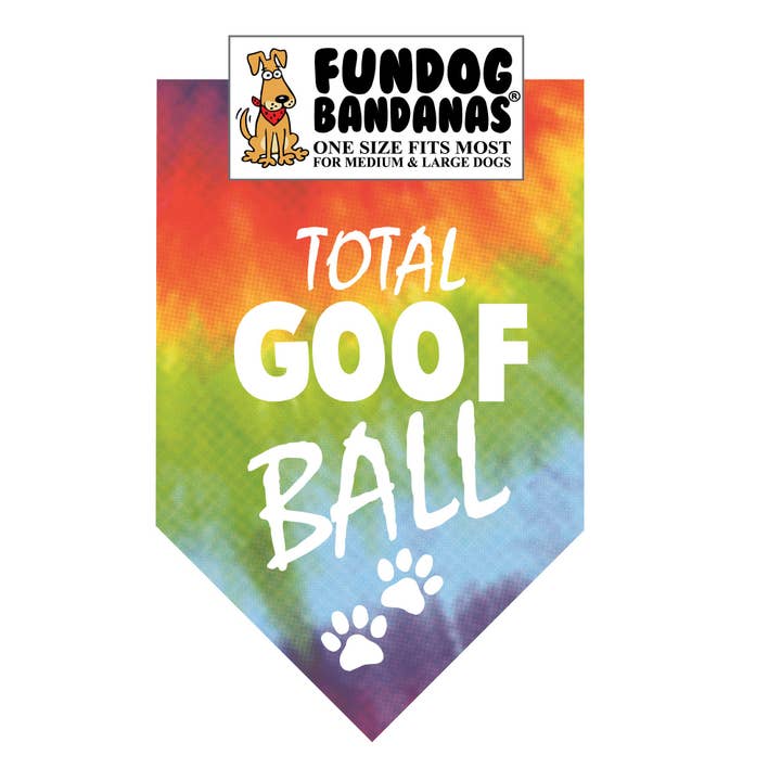 5 Pack - Total Goofball Bandana 100% Cotton for wholesale by FunDog Bandanas