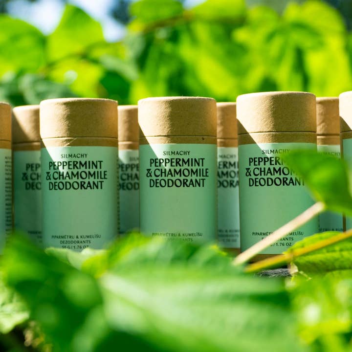 SILMACHY cosmetics - Wholesale Deodorant - Unisex - Natural Peppermint & Chamomile Deodorant Stick aluminum-free
