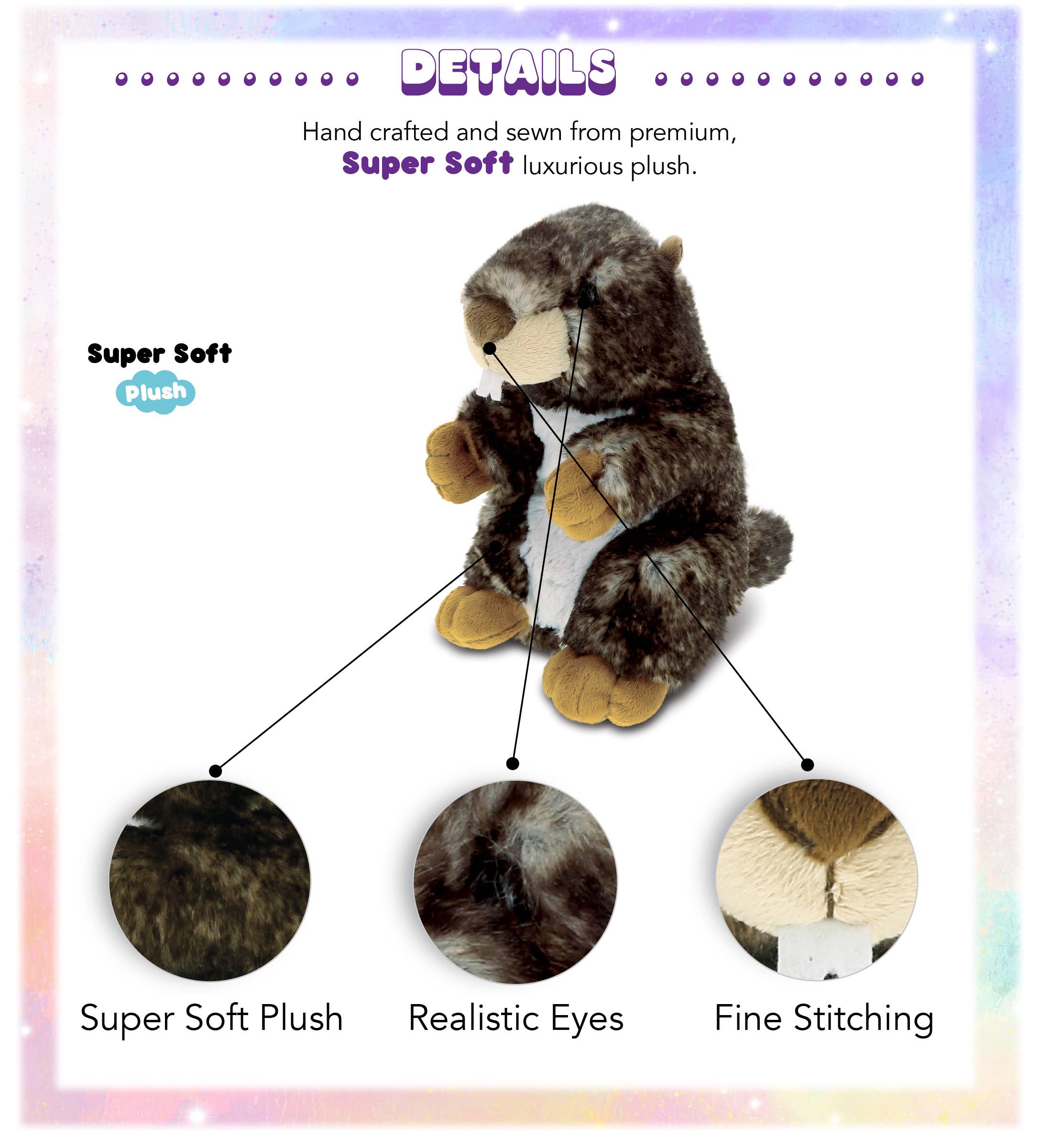Cota Global - Wholesale Stuffed/Plush Toy - Kids & Baby - Super Soft Plush - Standing Marmot1