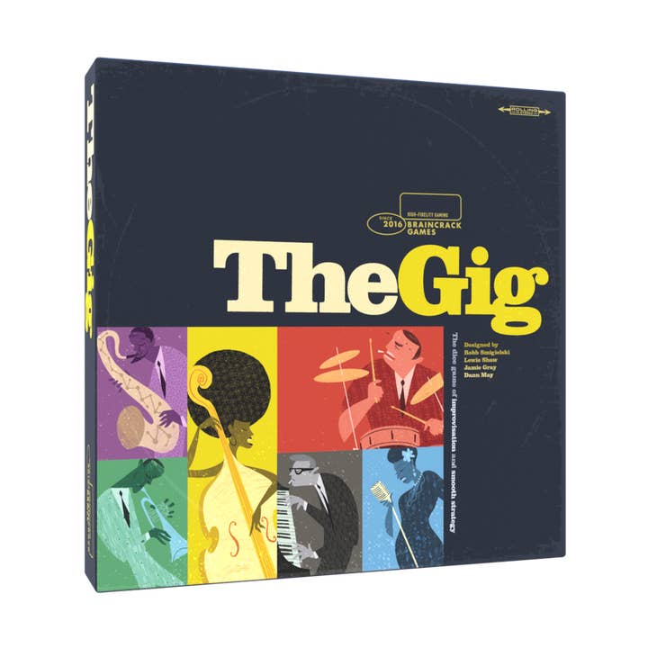 The Gig | Jazz-Themed Dice Game for 1-4 Players for wholesale by Braincrack Games