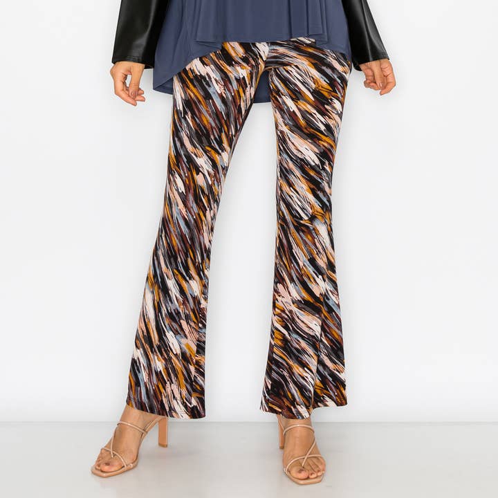 07/2004 - Wholesale Pants - Women's - Printed Flared Legging Pant