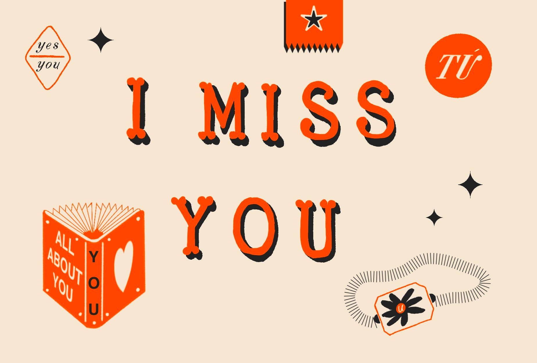 Lordcowboy - Wholesale Postcard - I Miss You Postcards1