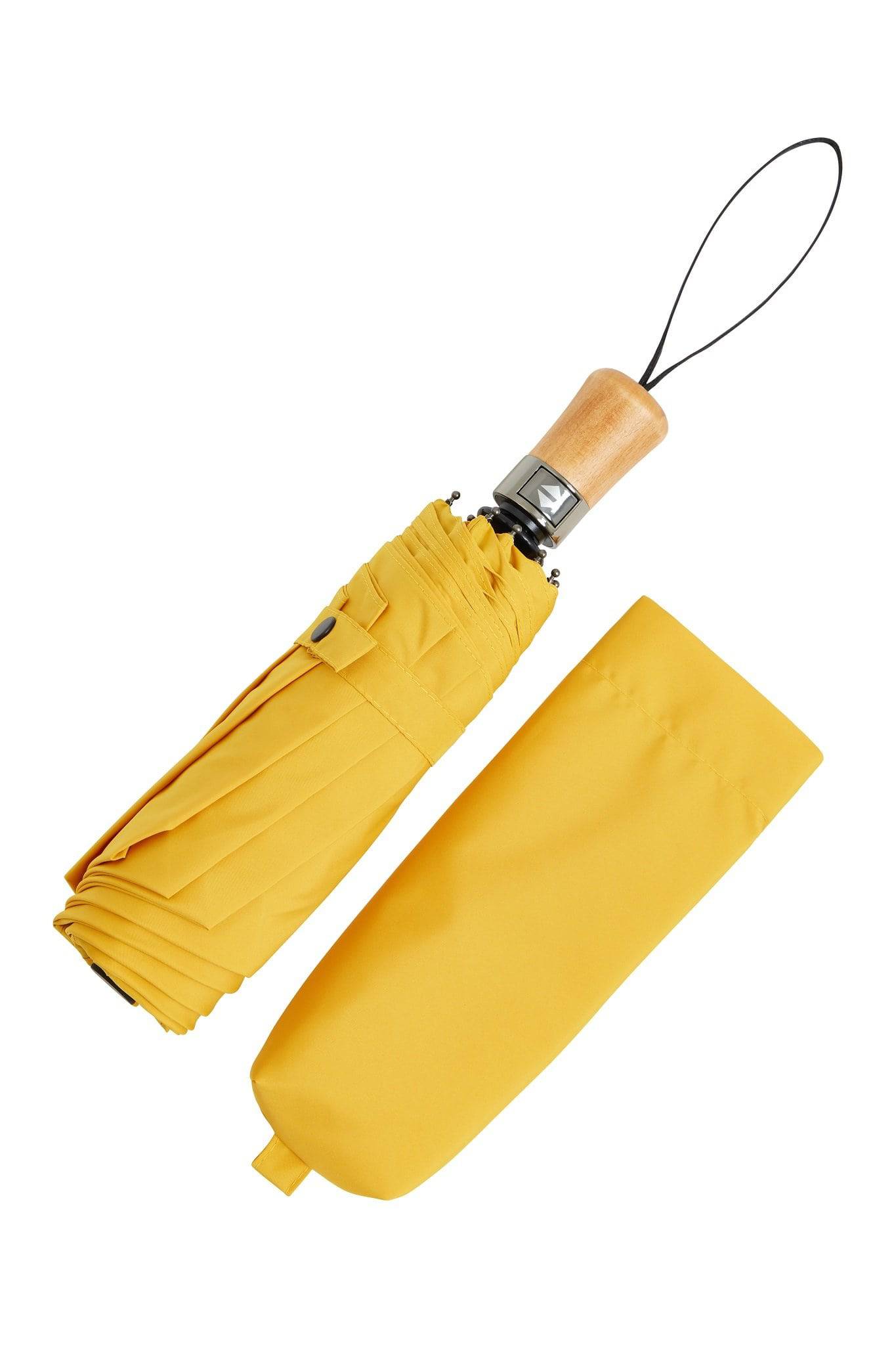 McInce Collections - Wholesale Umbrella - Unisex - Auto Open/Close Ince Folding Umbrella - Beechwood Handle15