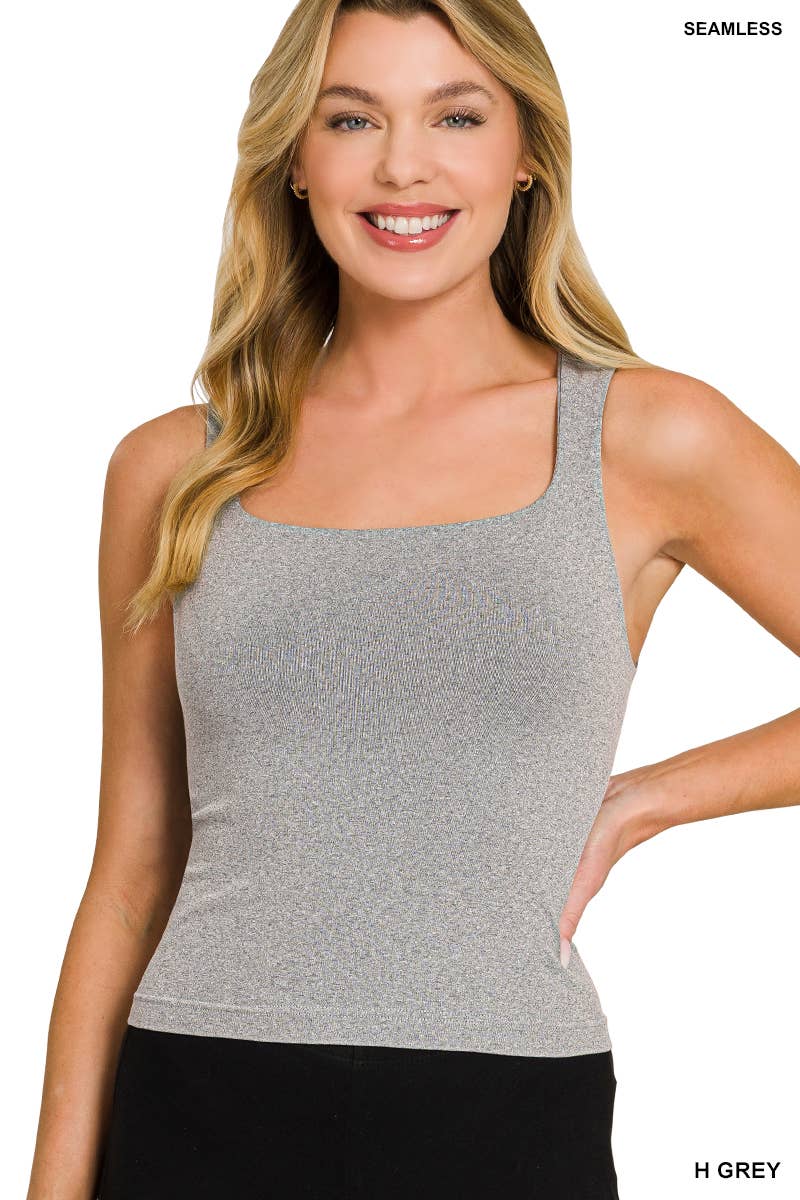 42POPS - Wholesale Tank Top - Women's - `.Double Layered Square Neck Tank Top11