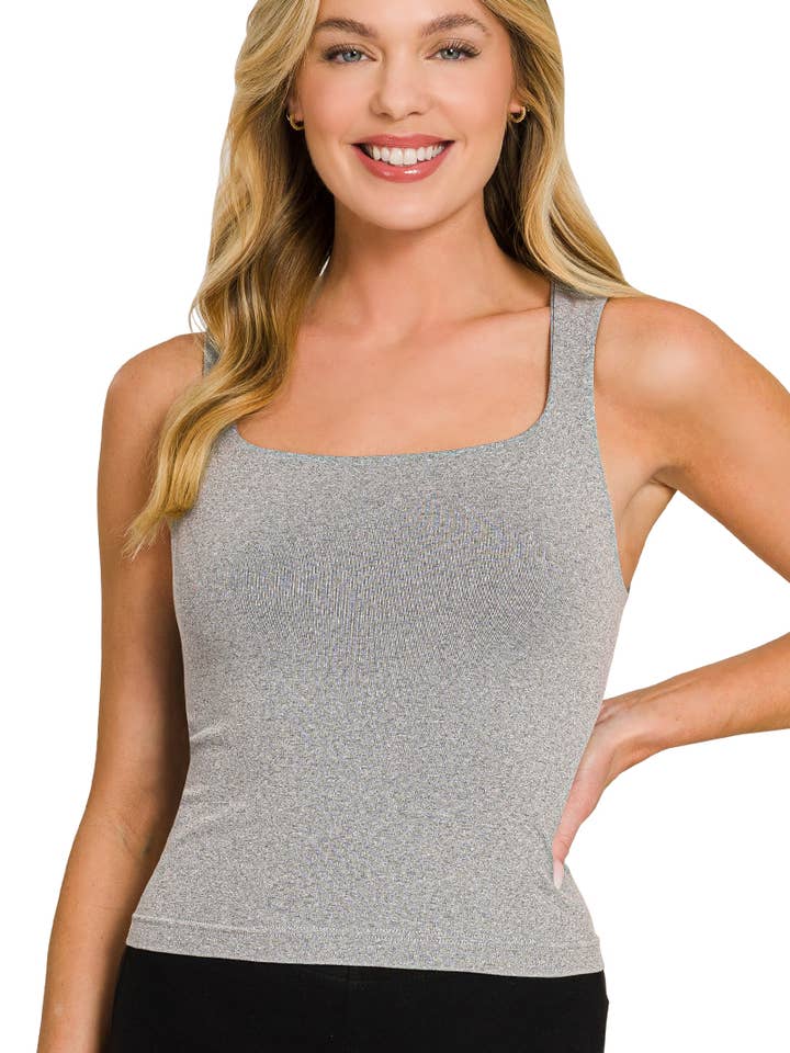 42POPS - Wholesale Tank Top - Women's - `.Double Layered Square Neck Tank Top11